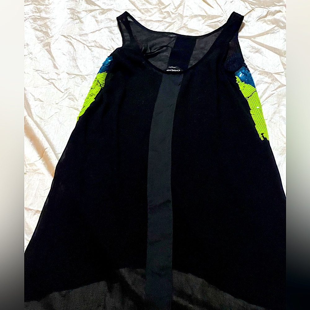 BEBE Dress with multicolor sequence